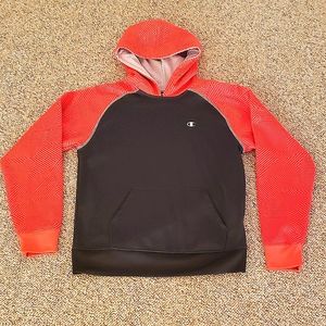Champion fleece lined hooded sweatshirt